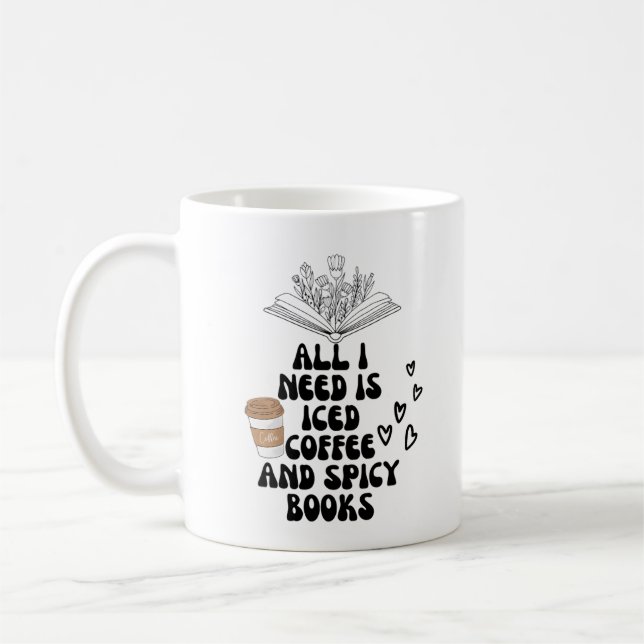 Mug Tout ce dont j'ai besoin est du café glacé et des  (Gauche)