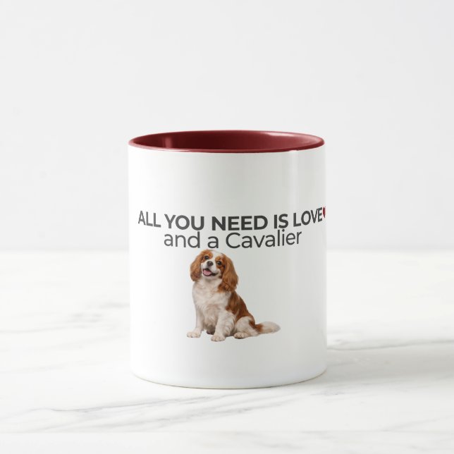Mug Tout ce dont vous avez besoin c'est d'amour et d'u (Centre)