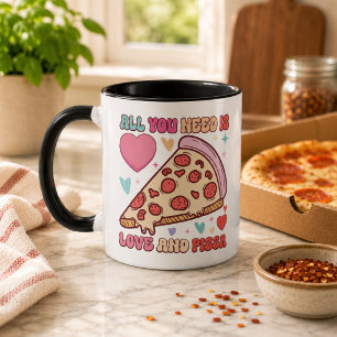 Mug Tout ce dont vous avez besoin est l'amour et la pi