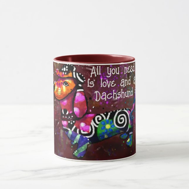 Mug Tout ce dont vous avez besoin est l'amour et un ar (Centre)