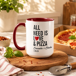 Mug Tout ce dont vous avez besoin est l'amour & Servie