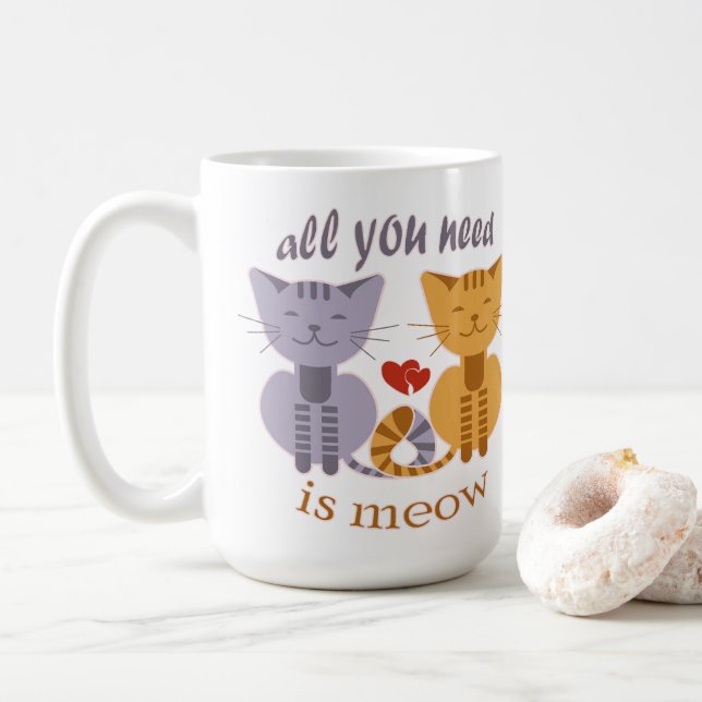Mug Tout ce dont vous avez besoin est moiou Saint-Vale (Avec donut)