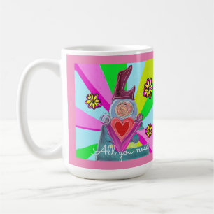 Mug Tout ce dont vous avez besoin… Partagez l'amour