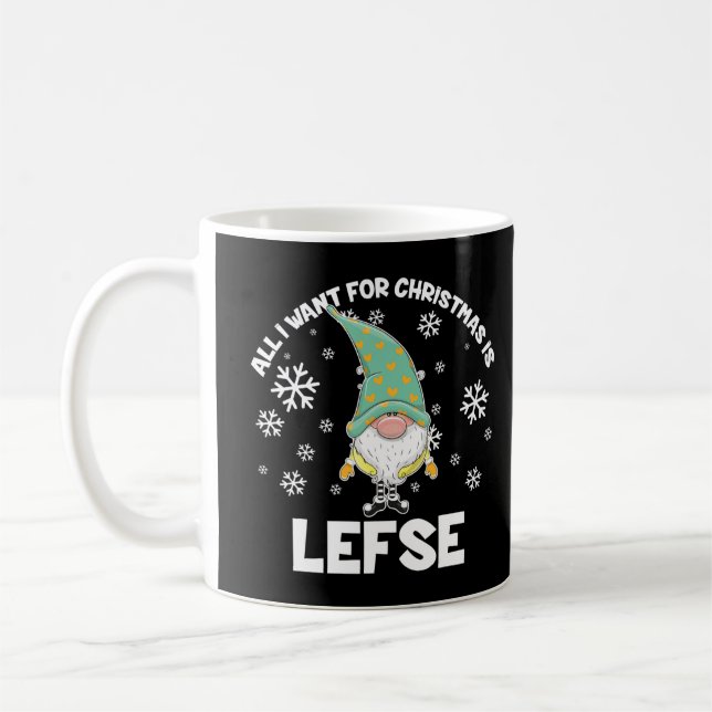 Mug Tout ce que je veux pour Noël c'est la gauche Noël (Gauche)