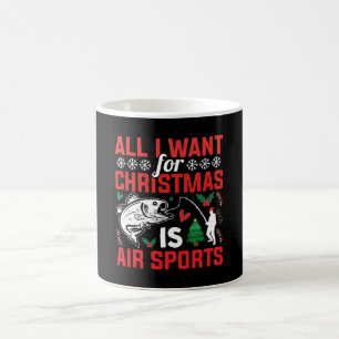 Mug Tout ce que je veux pour Noël est les sports aérie
