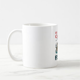 Mug Tout ce que Noël veut est un bateau de pêche au Pè