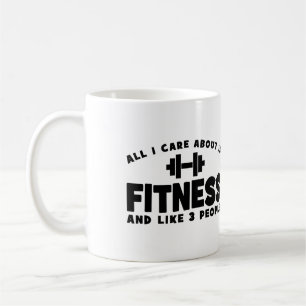 Mug Tout Ce Qui M'Intéresse, C'Est La Fitness - Drôle