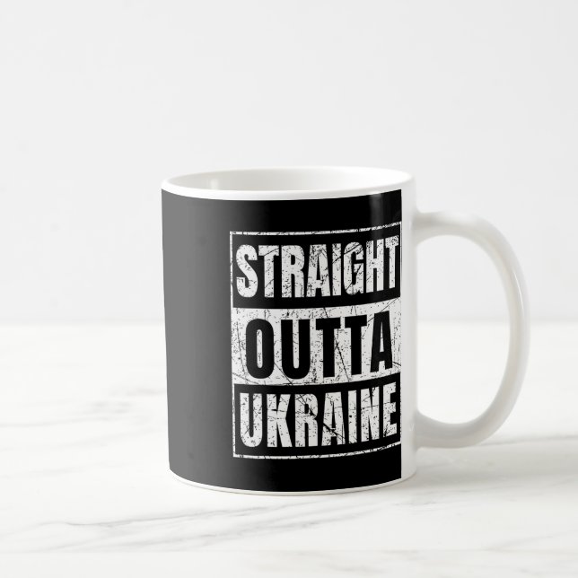 Mug Tout droit d'Ukraine Né en Ukraine  (Droite)