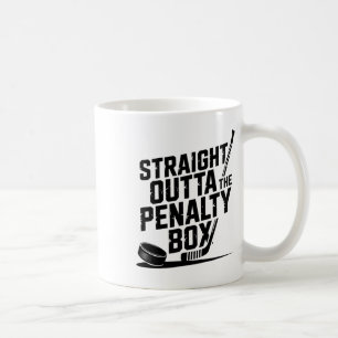 Mug Tout droit sorti de la boîte de pénalité Humour dr