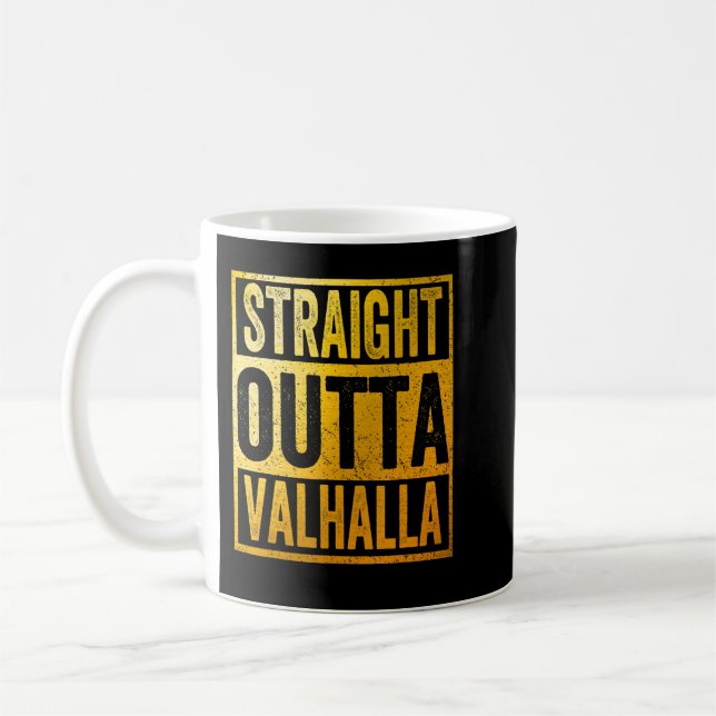 Mug Tout droit sorti de Valhalla or (Gauche)