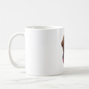 Mug Tout en Américain Tee Vintage Retriever Doré 4