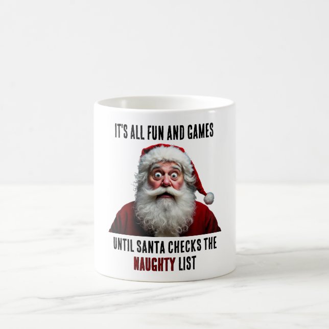 Mug Tout est amusant et jeux, Noël au Père Noël (Centre)