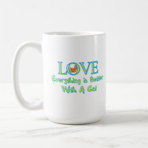 Mug Tout est mieux avec un chat