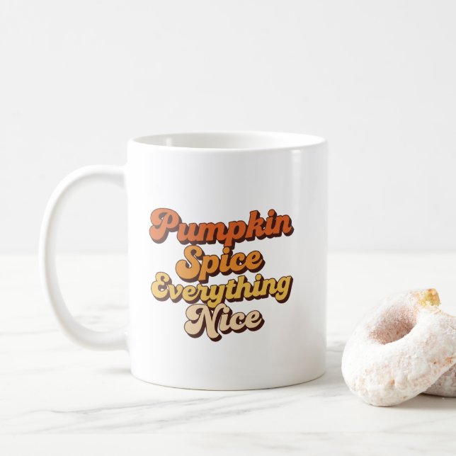 Mug Tout est Nice au Curry de Citrouille (Avec donut)