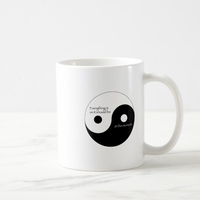 Mug Tout est pendant qu'il devrait être (Droite)