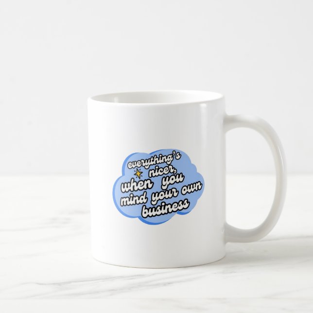 Mug Tout est plus agréable quand on s'occupe de ses af (Droite)