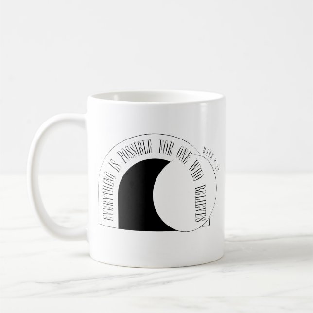 Mug Tout est possible - Marc 9:23 (Gauche)