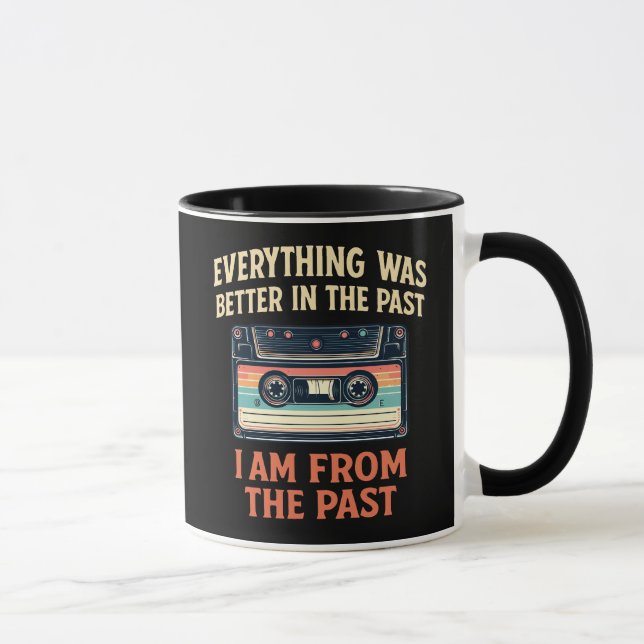 Mug Tout était mieux dans le passé cassette (Droite)