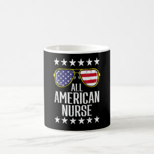 Mug Tout infirmière américaine Scrub Jour de la mémoir