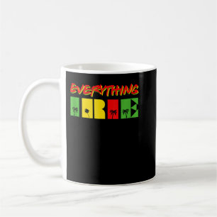 Mug Tout Irie Good Vibes Rasta Reggae Racines