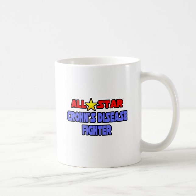 Mug Tout le combattant de la maladie de Star Crohn (Droite)