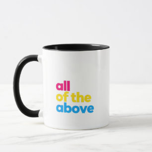 Mug Tout le mois de la Pride LGBT Pansexual ci-dessus