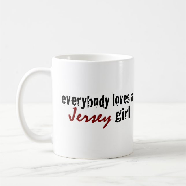 Mug Tout le monde aime la fille du Jersey (Gauche)