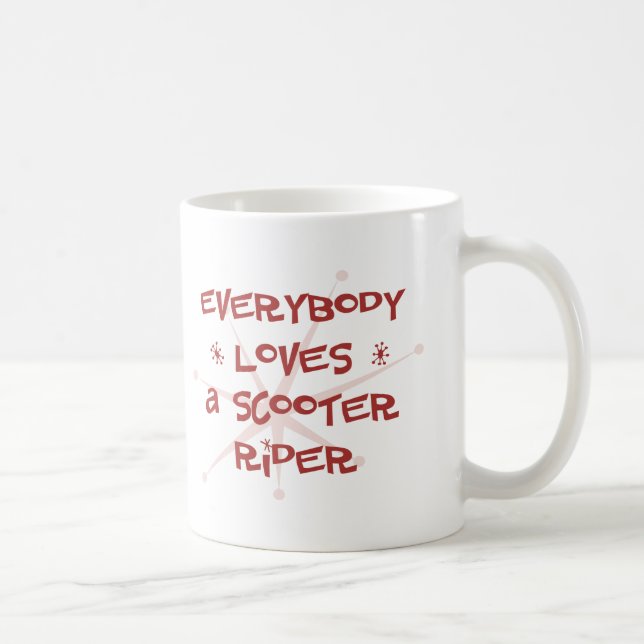 Mug Tout le monde aime un cavalier de scooter (Droite)