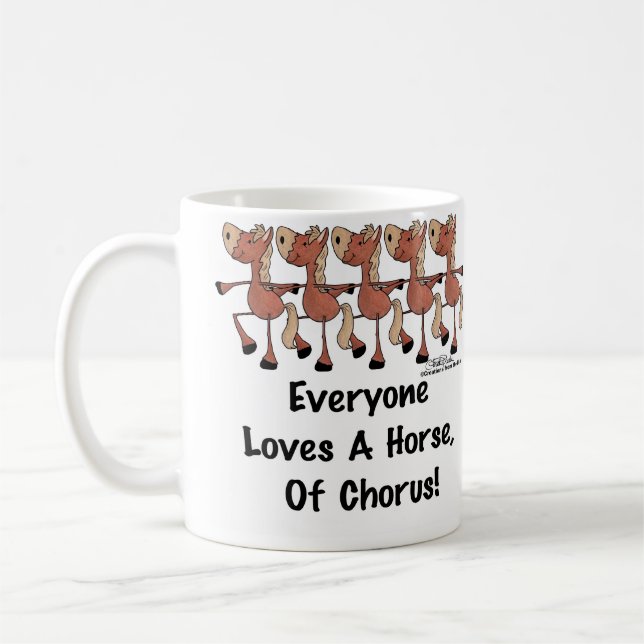 Mug Tout le monde aime un cheval de choeur (Gauche)