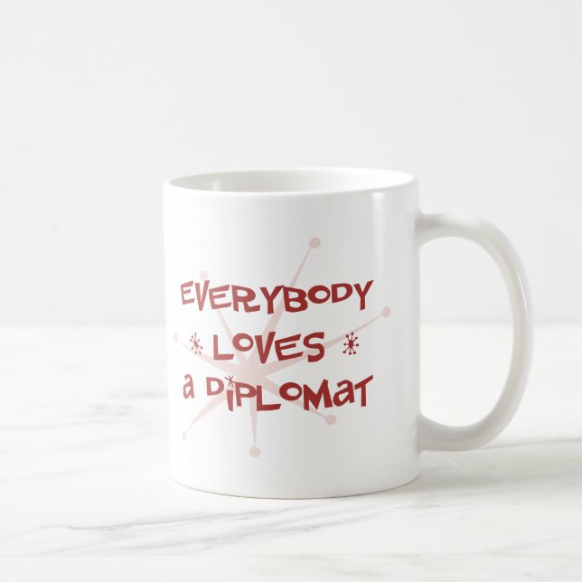 Mug Tout le monde aime un diplomate (Droite)