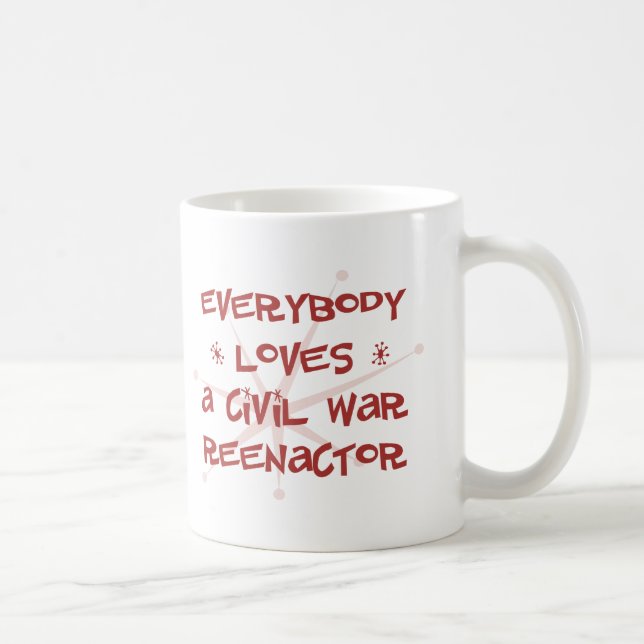 Mug Tout le monde aime une guerre civile Reenactor (Droite)