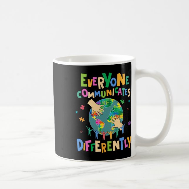 Mug Tout Le Monde De L'Autisme Différent (Droite)