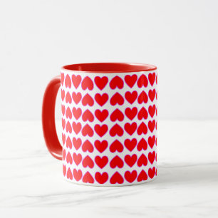 Mug Tout Lota Love Romantique Coeurs rouges Galore