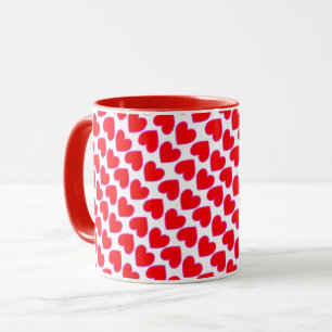 Mug Tout Lota Love Romantique Coeurs rouges Galore