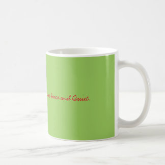 Mug Tout que je veux pour Noël est paix et