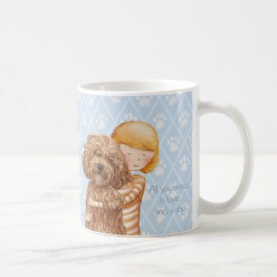 Mug Tout que vous avez besoin est amour et une Aile du