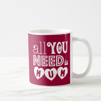 Mug Tout que vous avez besoin est maman