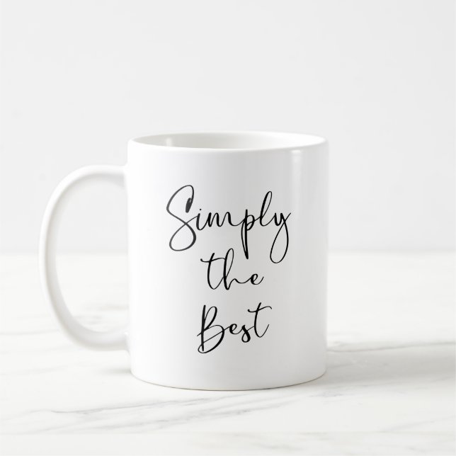 Mug Tout simplement le meilleur (Gauche)