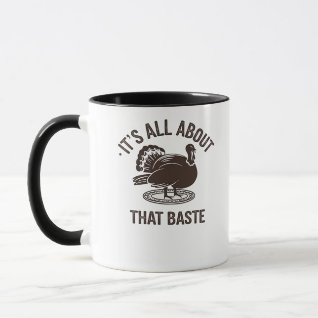 Mug Tout Sur Ce Baste Noël tendance (Gauche)