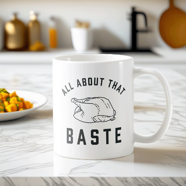 Mug Tout Sur Ce Baste Thankesgiving (Créateur téléchargé)