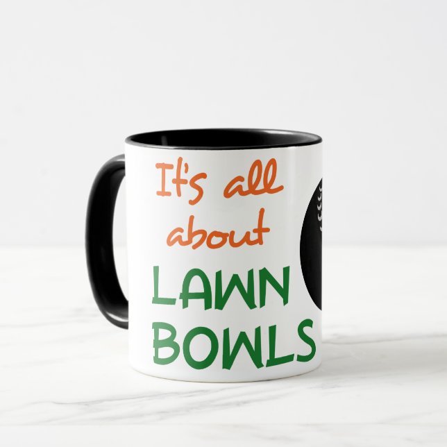 Mug Tout sur les pelouses Bowls (Devant gauche)