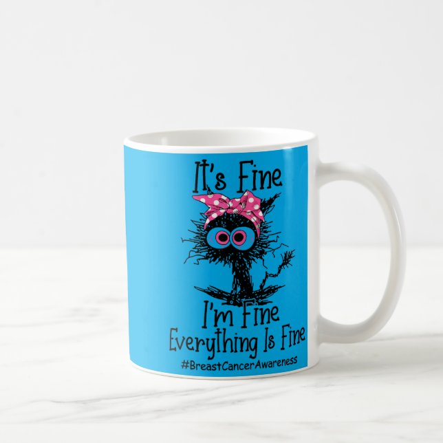 Mug Tout Va Bien Sensibilisation au Cancer du Sein (Droite)