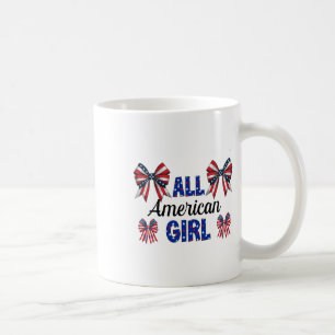 Mug Toute Américaine 4 juillet Coquette Bows Americ