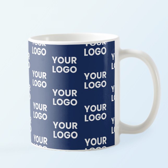 Mug Toute image ou logo d'entreprise modifiable bleu m (Créateur téléchargé)