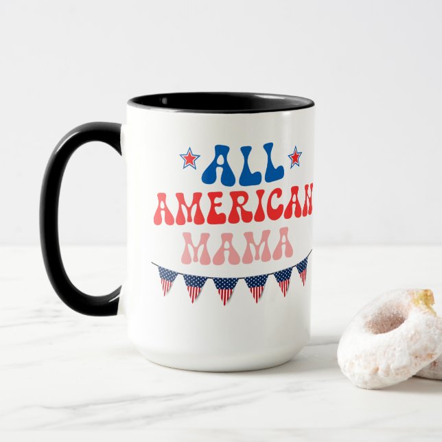 Mug Toute MaMa américaine (Avec donut)
