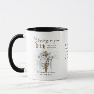 Mug TOUTE ORDINATION ANNIVERSAIRE Prêtre Pasteur Minis