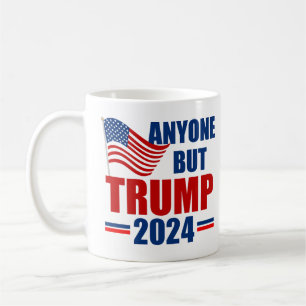 Mug Toute personne sauf Trump 2024 Politique drôle