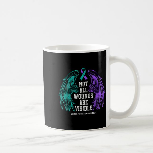 Mug Toutes les blessures ne sont pas visibles Préventi (Droite)
