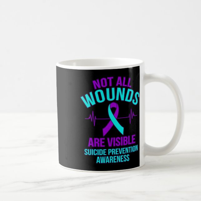 Mug Toutes Les Blessures Sont Visibles Joyeuses De L'A (Droite)