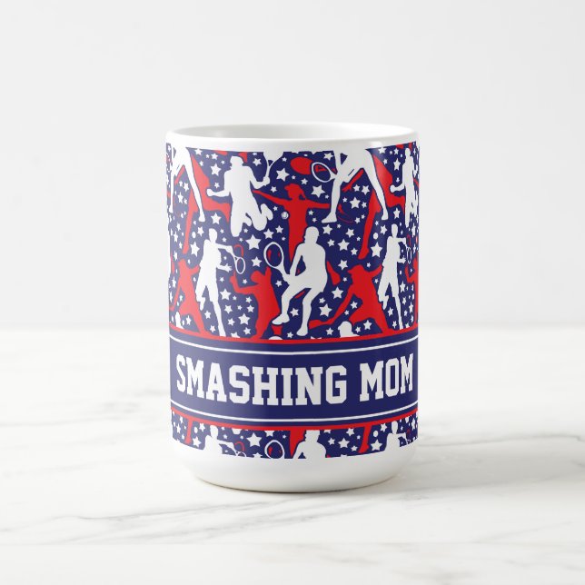 Mug Toutes les étoiles ⭐ tennis 🎾 avec texte personna (Centre)